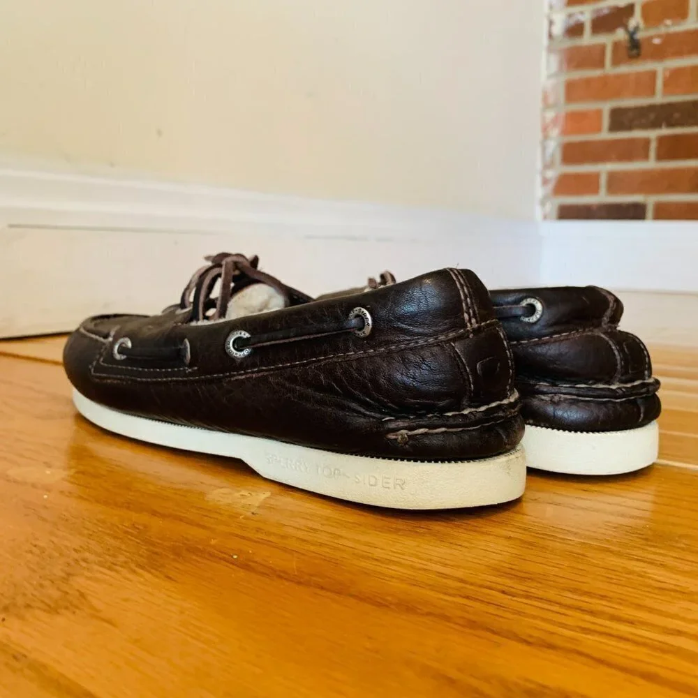 Sperry Herren Top-Sider Fur Lined Boat Shoes Mens Size 8